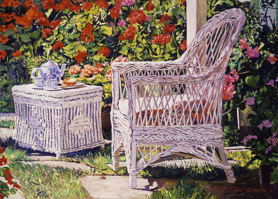 Tea Time #2 Painting by David Lloyd Glover