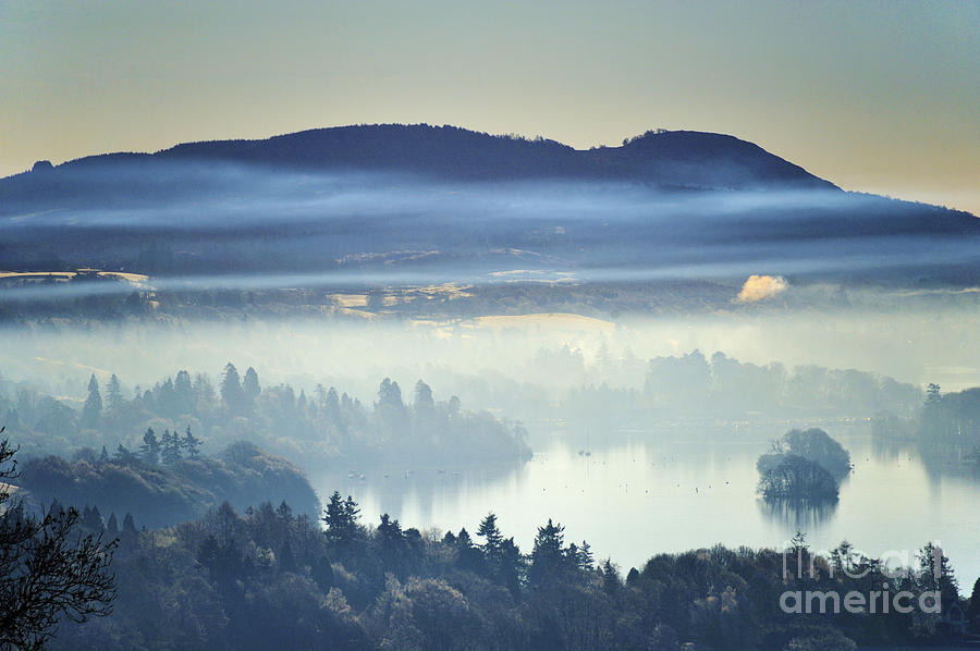 Temperature inversion over Windermere. #2 Photograph by Stan Pritchard