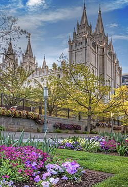 Temple Square Salt Lake City Utah Photograph