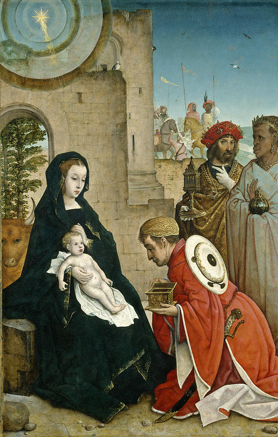 The Adoration of the Magi #3 Painting by Juan de Flandes