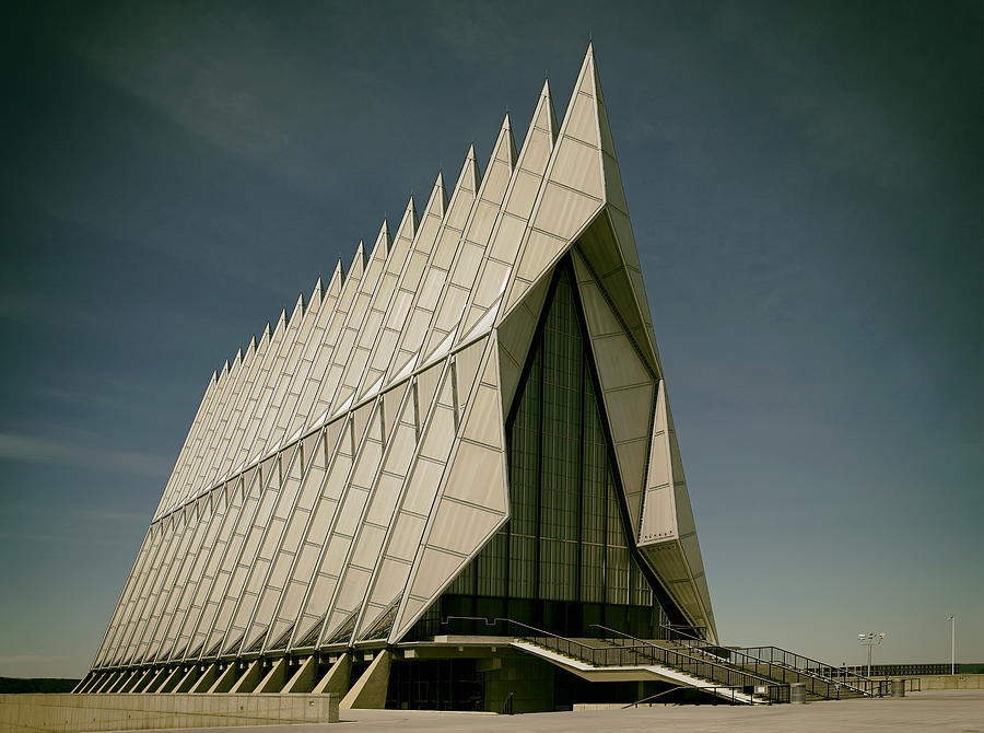 University Photograph - The Air Force Academy Chapel #2 by Mountain Dreams