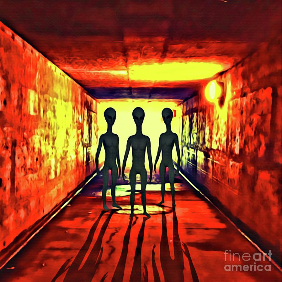 The Alien Conspiracy Digital Art