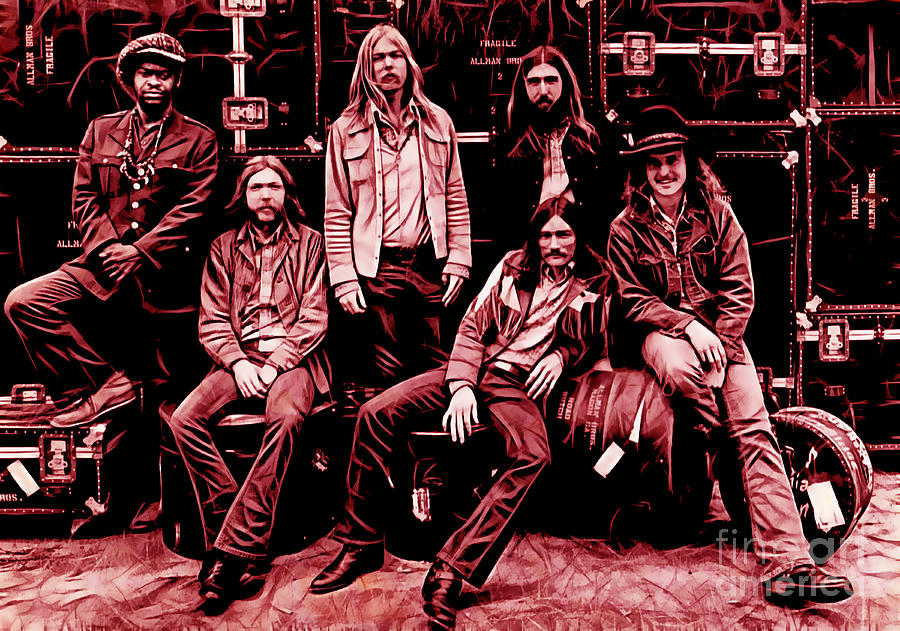 The Allman Brothers Collection #4 Mixed Media by Marvin Blaine