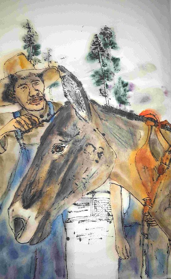 The art of Farming album #2 Painting by Debbi Saccomanno Chan