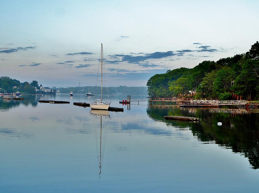 The Bass River at Dawn, Beverly MA Photograph by Scott Hufford - Fine ...