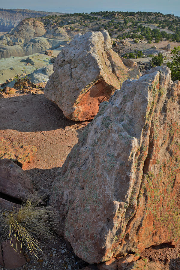 The Boulders of the Bentonite Site #2 Photograph by Ray Mathis
