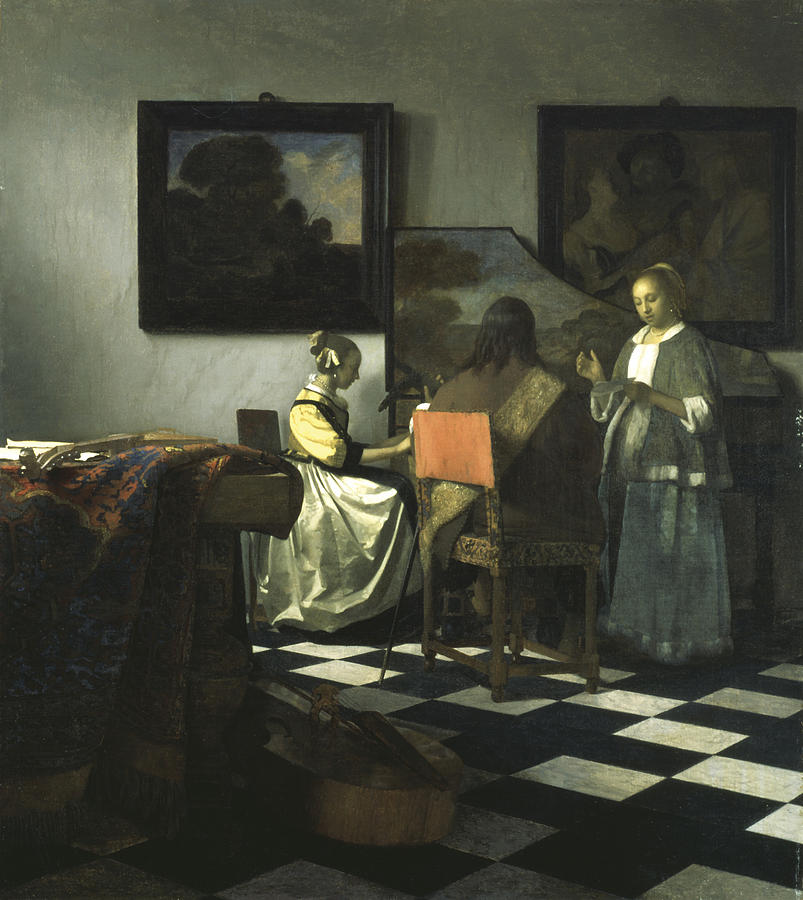 The Concert #2 Painting by Johannes Vermeer