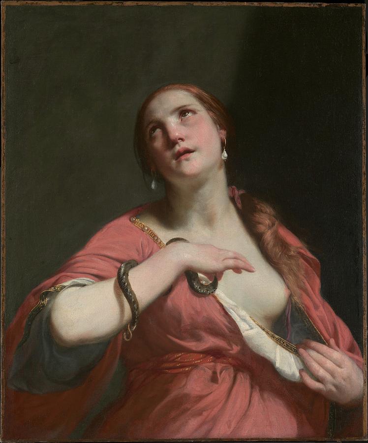 The Death of Cleopatra #6 Painting by Guido Cagnacci
