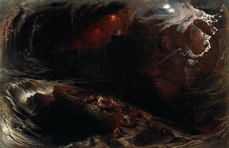 The Deluge #2 Painting by John Martin
