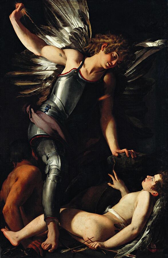 The Divine Eros Defeats the Earthly Eros Painting by Giovanni Baglione ...