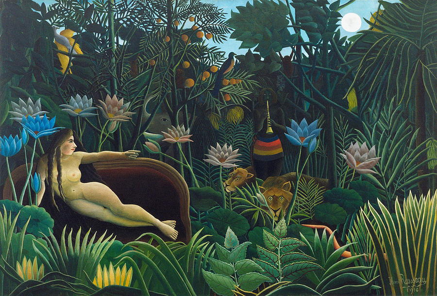 Henri Rousseau Painting - The Dream #5 by Henri Rousseau