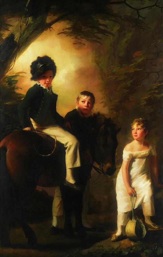 The Drummond Children #2 Painting by Mountain Dreams