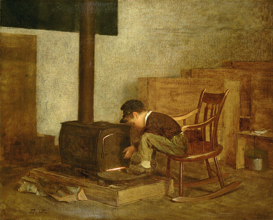 The Early Scholar #2 Painting by Eastman Johnson