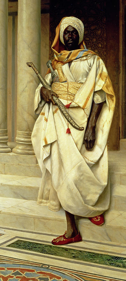 Emir Painting - The Emir  by Ludwig Deutsch