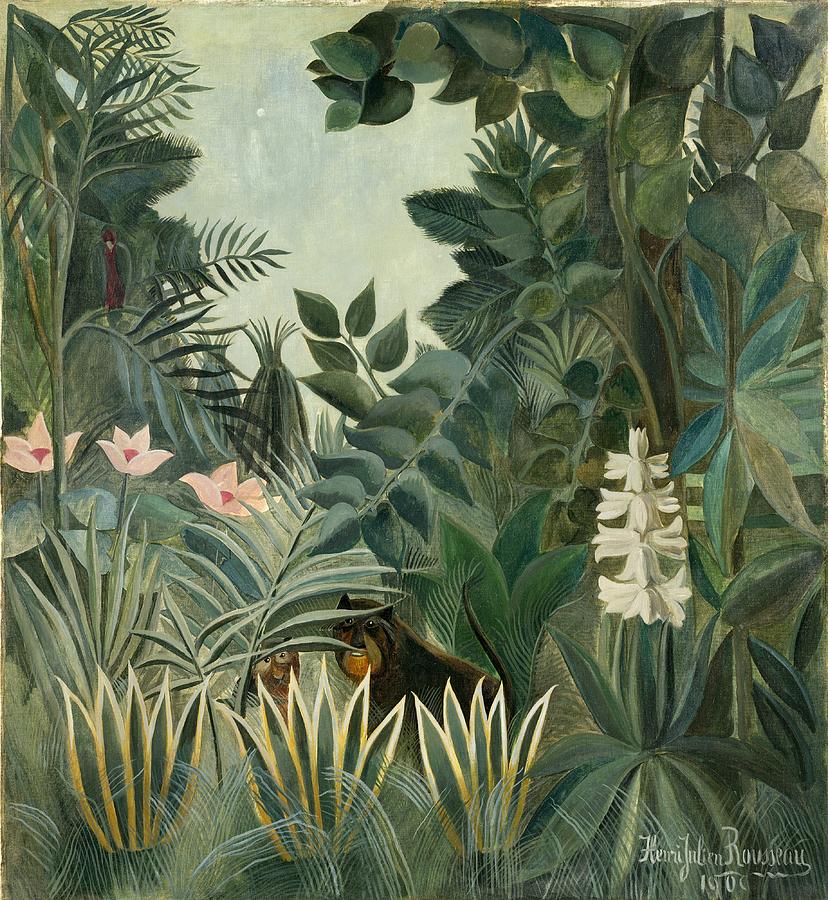 The Equatorial Jungle #2 Painting by Henri Rousseau