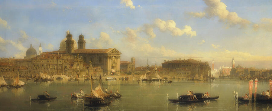 The Giudecca, Venice #1 Painting by David Roberts
