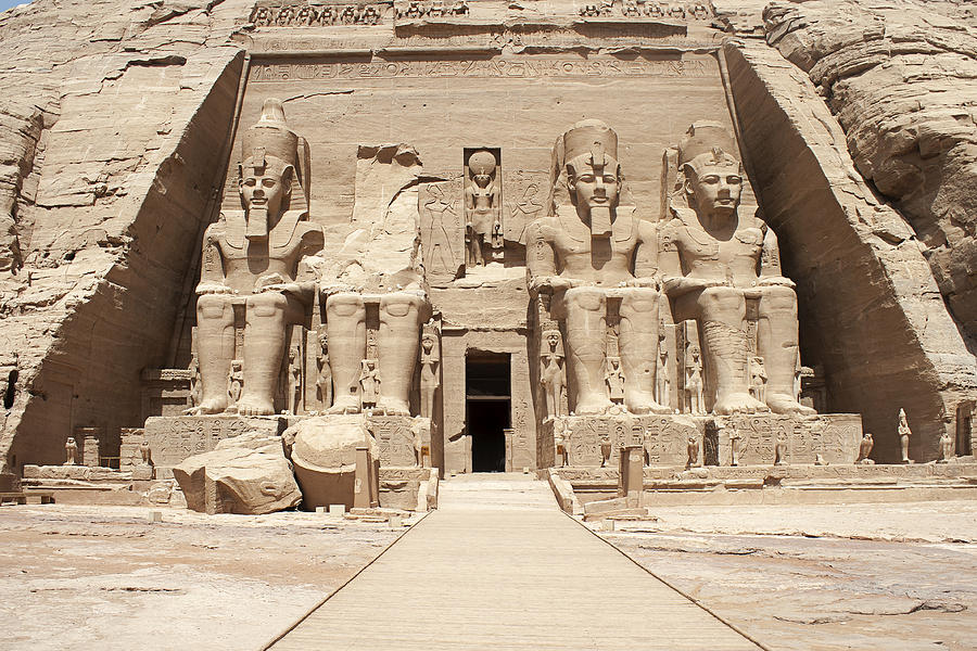 The Great Temple, Abu Simbel , Egypt Photograph by David Henderson ...