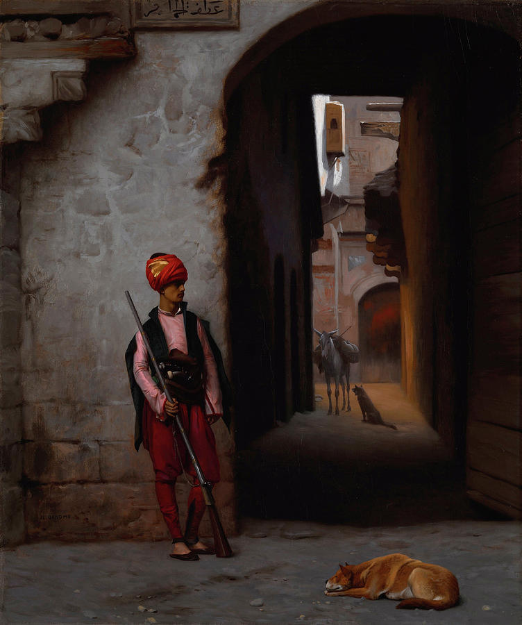 The Guard #3 Painting by Jean-Leon Gerome