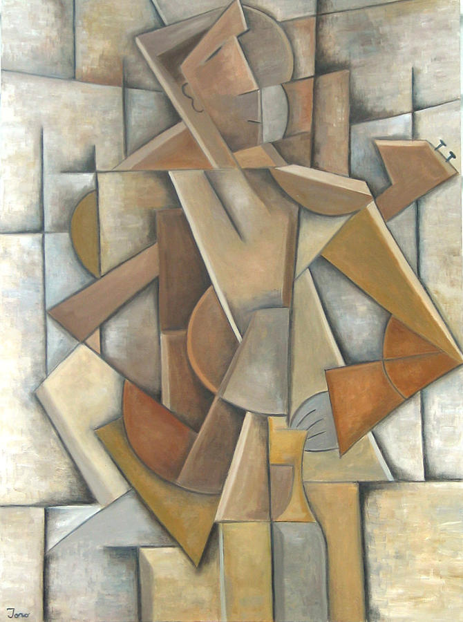 The Guitar Player #2 Painting by Trish Toro
