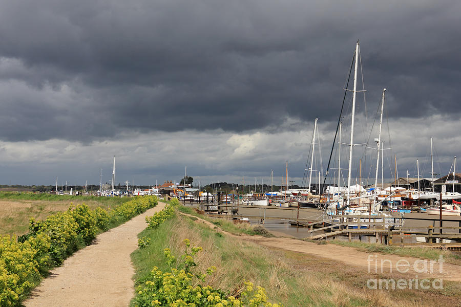 The Harbour at Walberswick Suffolk UK #2 Photograph by Julia Gavin