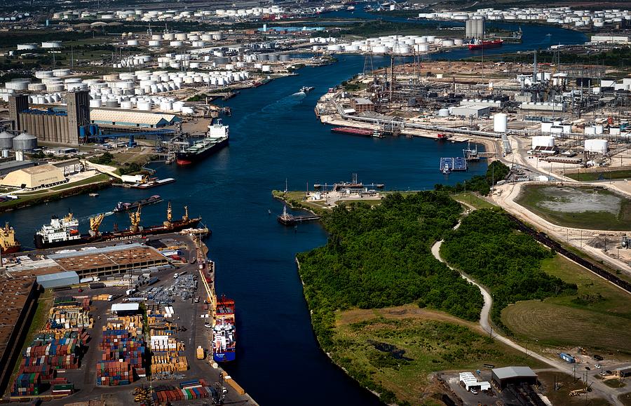 Houston Photograph - The Houston Ship Channel #2 by Mountain Dreams