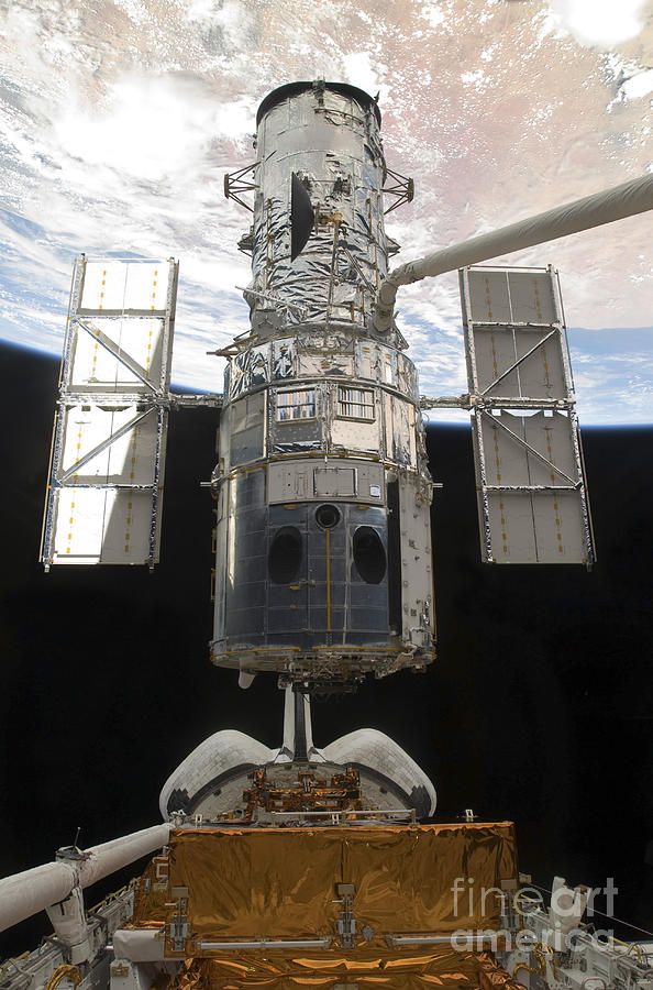 Space Photograph - The Hubble Space Telescope Is Released #2 by Stocktrek Images