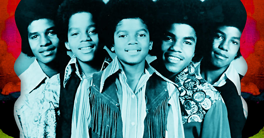 Michael Jackson Mixed Media - The Jackson 5 Collection #2 by Marvin Blaine