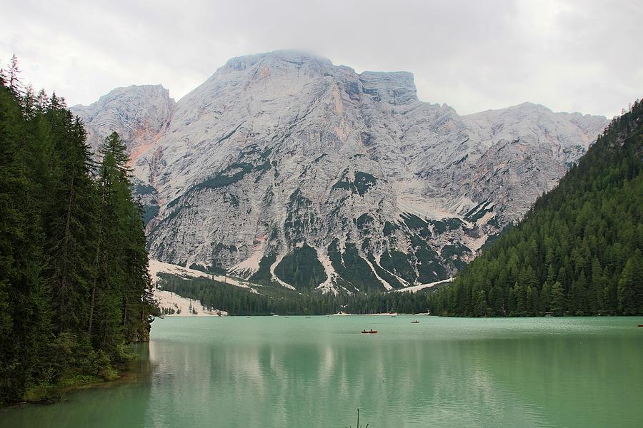 Nature Photograph - The  lake of Braies #2 by Laura Di Biase