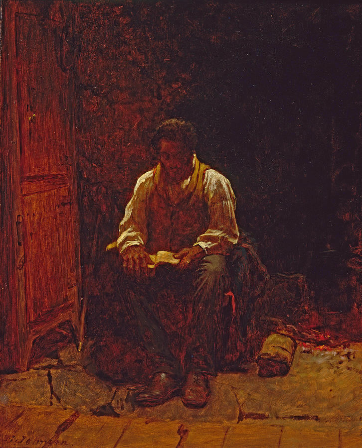 The Lord Is My Shepherd #3 Painting by Eastman Johnson