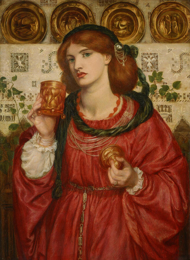 The Loving Cup, from 1867 Painting by Dante Gabriel Rossetti
