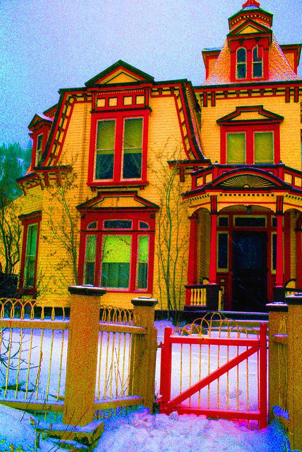 The Maxwell House Victorian Ginger Bread Ghost Town Georgetown Colorado 1972-2008 #3 Photograph by David Lee Guss