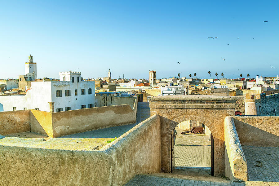 the old historic portuguese fortress city El Jadida in Morocco #2 Photograph by Gina Koch