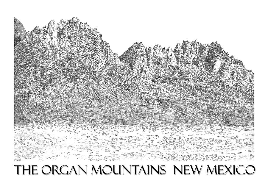 The Organ Mountains #1 Painting by Jack Pumphrey