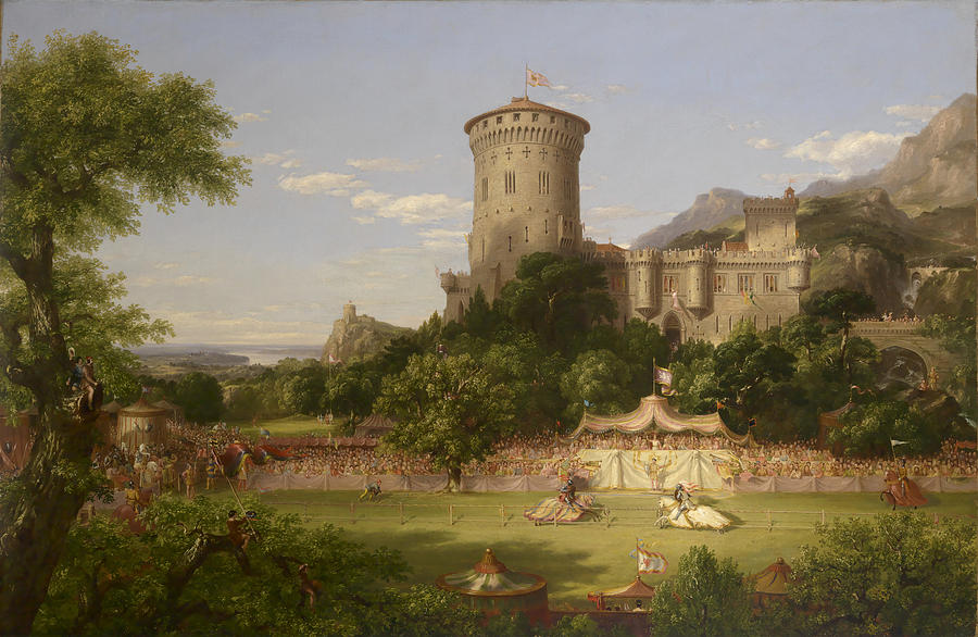 Thomas Cole Painting - The Past #2 by Thomas Cole