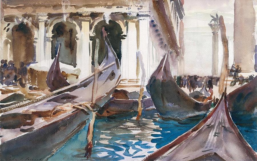 Boat Painting - The Piazzetta #2 by John Singer