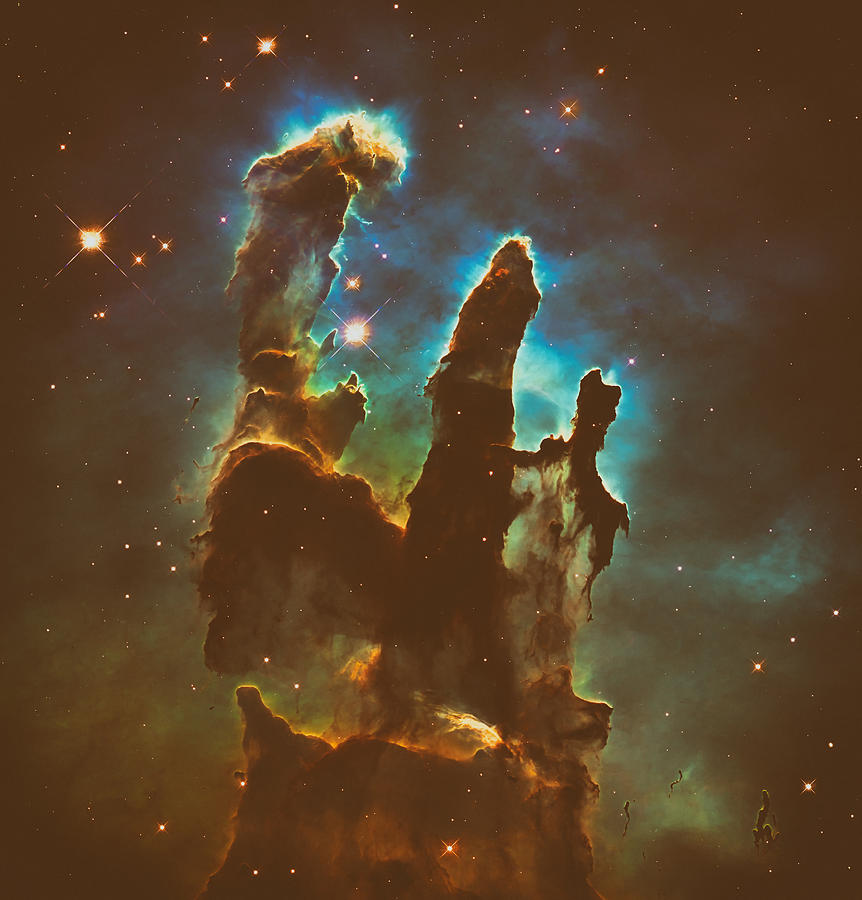 Outer Space Photograph - The Pillars Of Creation #2 by Mountain Dreams