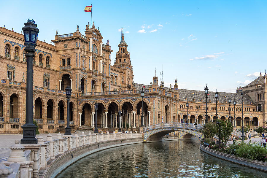 The Plaza de Espana - Seville - Spain Photograph by Jon Berghoff - Fine ...