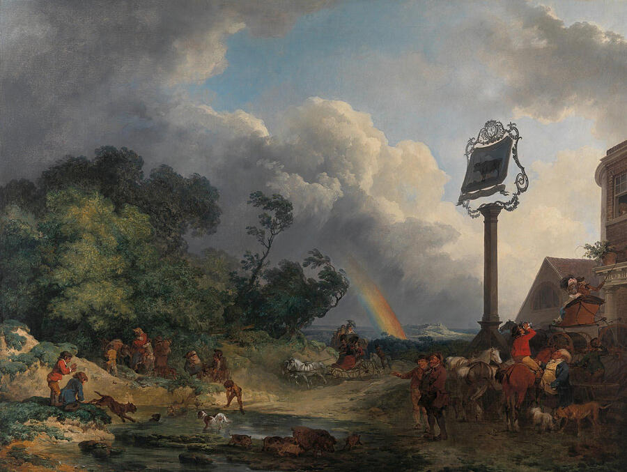 The Rainbow, from 1784 Painting by Philip James de Loutherbourg