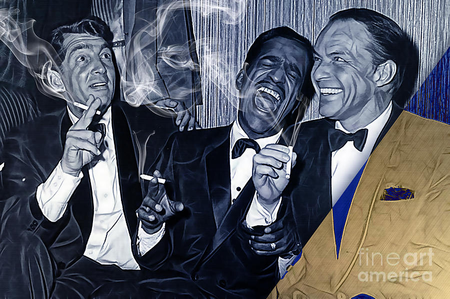 Frank Sinatra Mixed Media - The Rat Pack Collection #3 by Marvin Blaine
