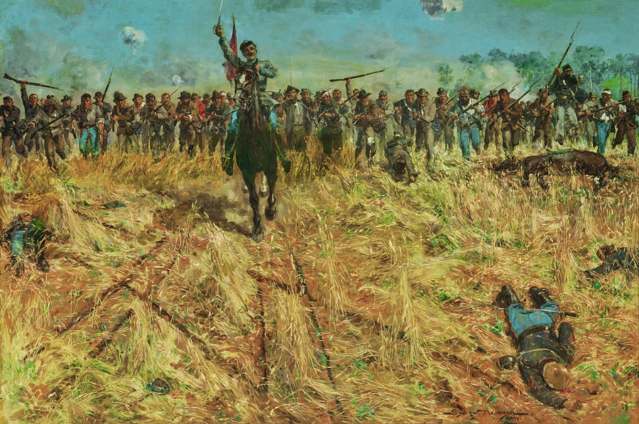 The Rebel Charge #2 Painting by Mountain Dreams