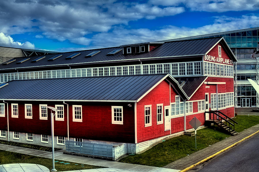 The Red Barn of the Boeing Company #2 Photograph by David Patterson