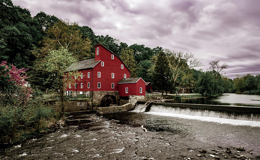 The Red Mill #2 Photograph by Sam Rino