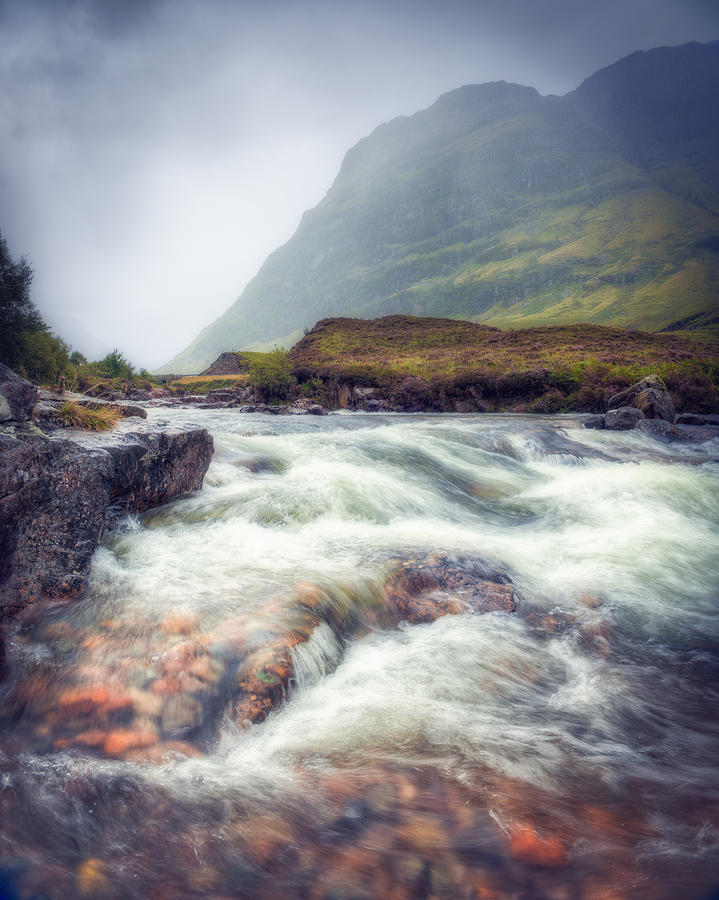 Landscape Photograph - The River Coe by Ray Devlin