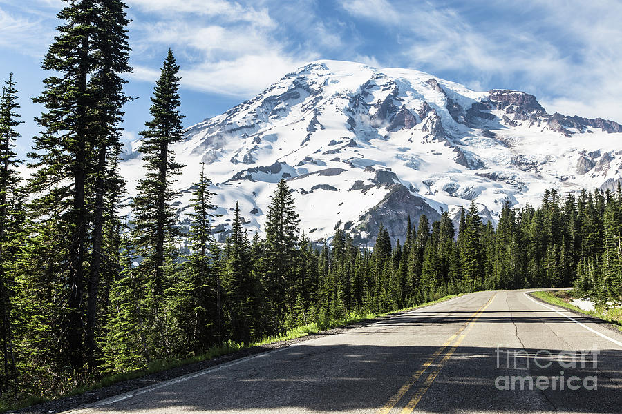The road to Mt Rainier in Washington state, USA #2 Photograph by Didier Marti