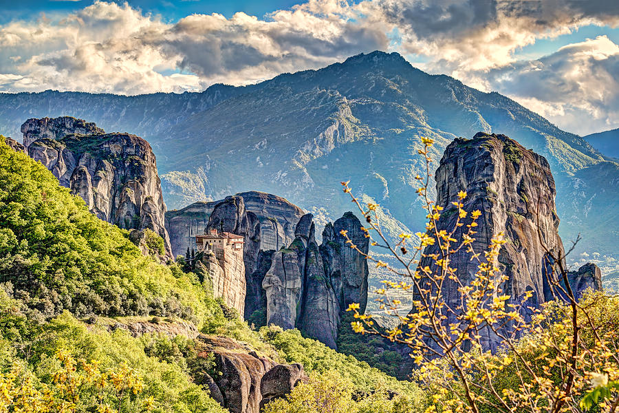 The Roussanou Monastery in the Meteora - Greece #2 Photograph by Constantinos Iliopoulos