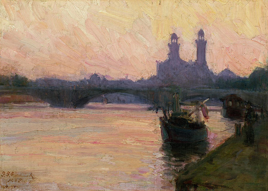 The Seine #2 Painting by Henry Ossawa Tanner