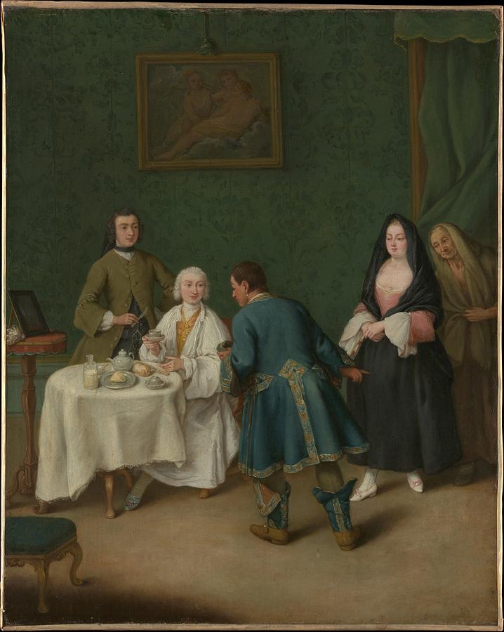 The Temptation #2 Painting by Pietro Longhi