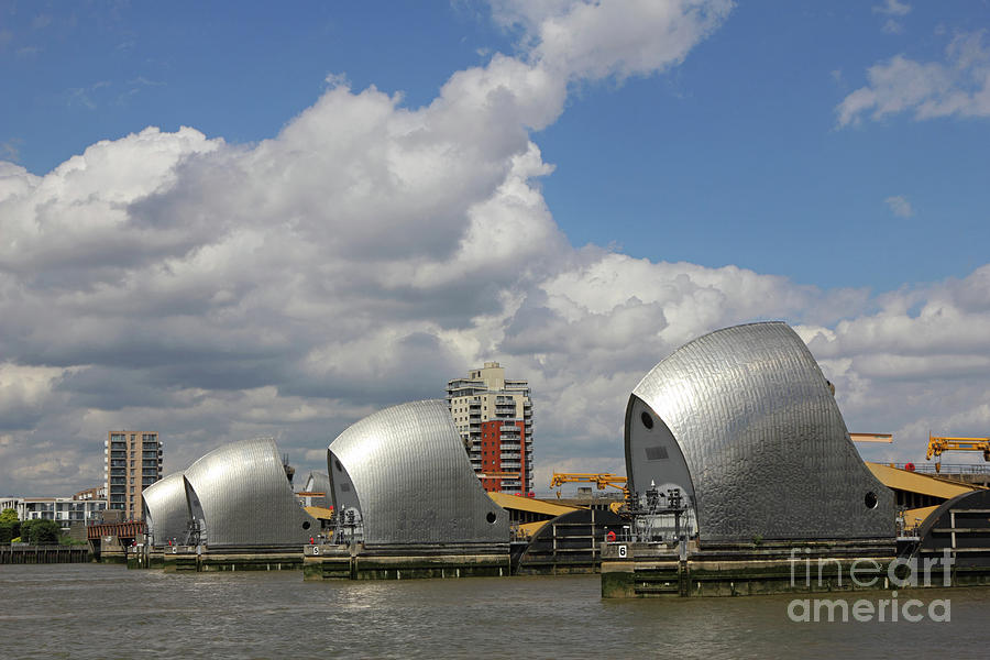 The Thames Barrier London  #2 Photograph by Julia Gavin