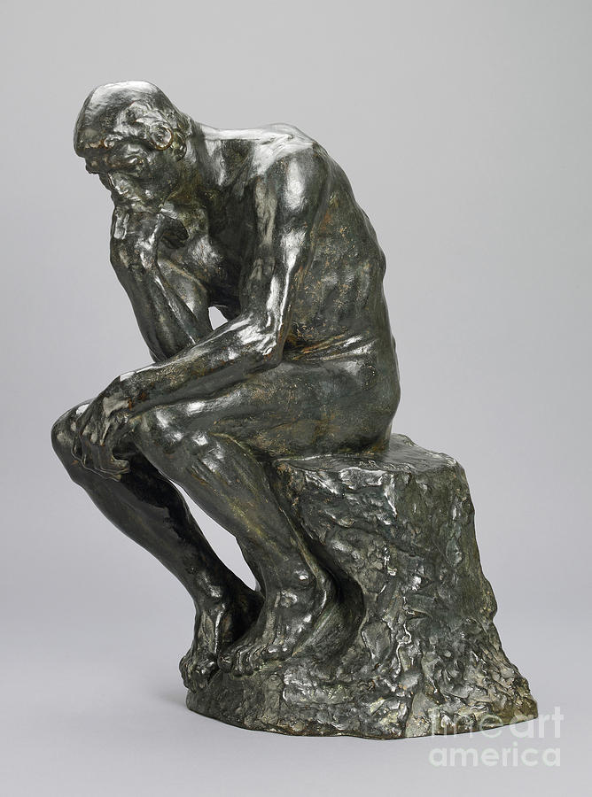 Auguste Rodin Sculpture - The Thinker  by Auguste Rodin