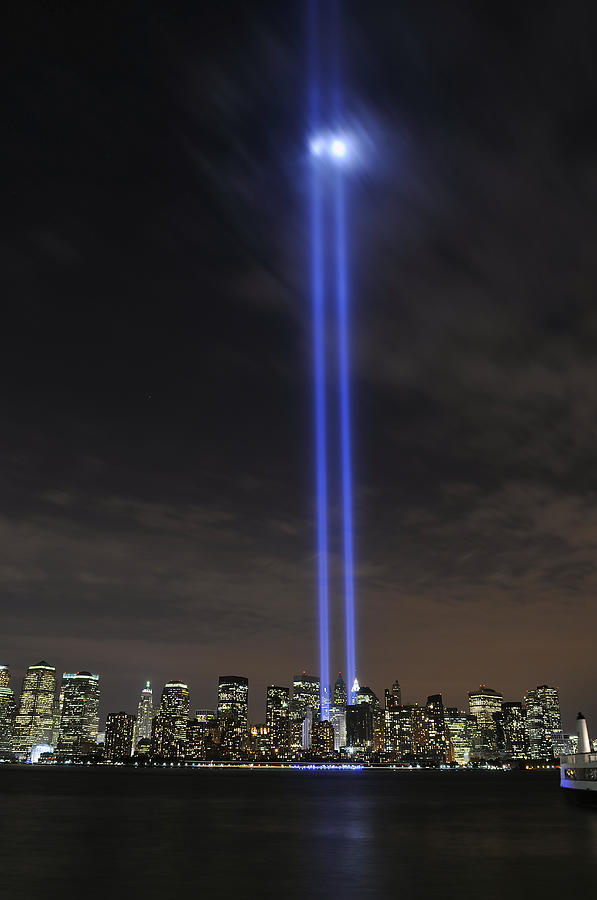 Architecture Photograph - The Tribute In Light Memorial #2 by Stocktrek Images